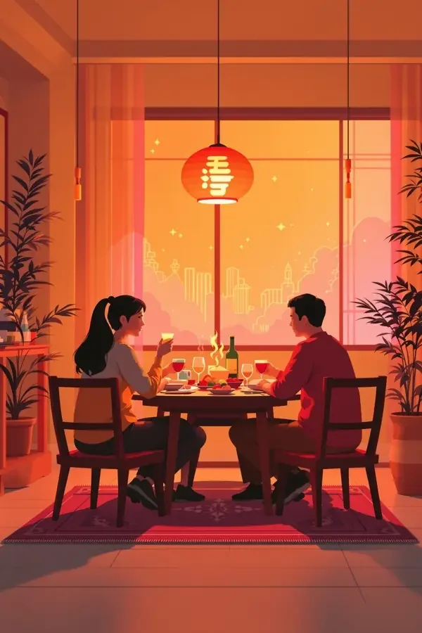 长街灯火