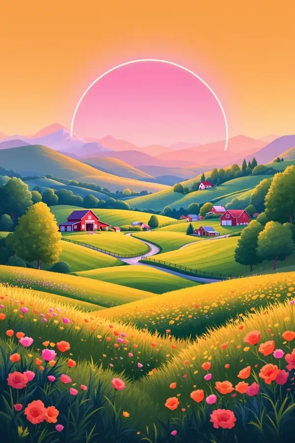 向往的田园生活